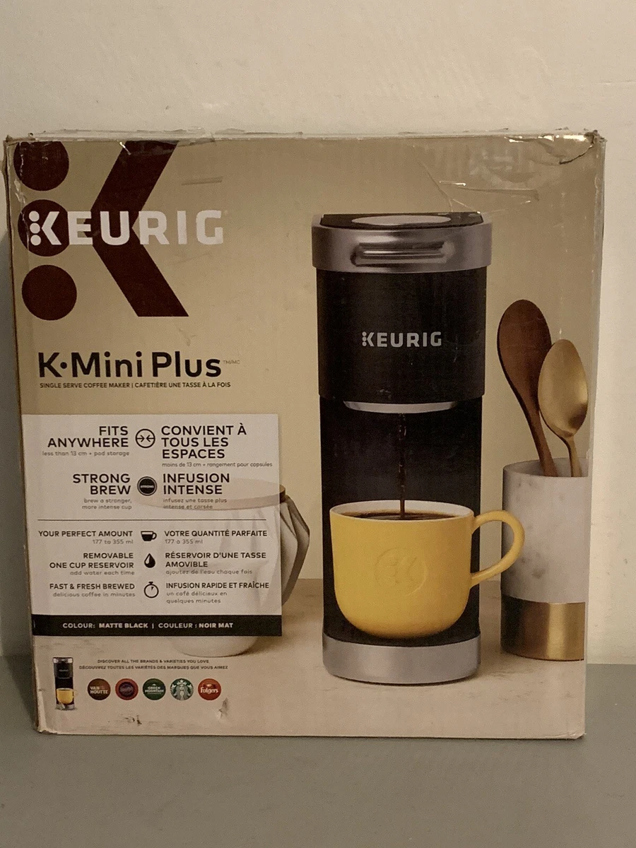 Keurig K-Mini Plus Single Serve K-Cup Pod Coffee Maker - Matte Black