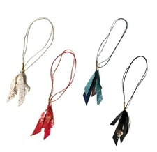 * Kapital Capital Frenchclothlinen Fringe Necklace From Japan New