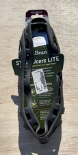 LL Bean Stabilicers Lite Slippery Ice Traction Black M Men 7.5-10 Women  8.5-12
