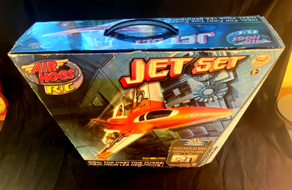 OLD STOCK Air Hogs RC Jet Set Airplane Remote Controlled 2009 First Time Flyers - Image 4 of 4