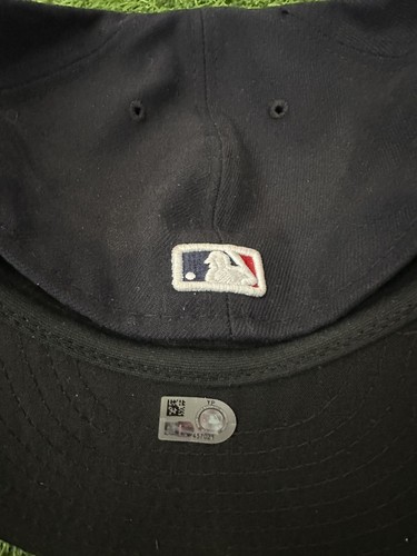 Shane Bieber Cleveland Guardians Game Used Away Hat 2023 MLB Auth LOA - Picture 4 of 7