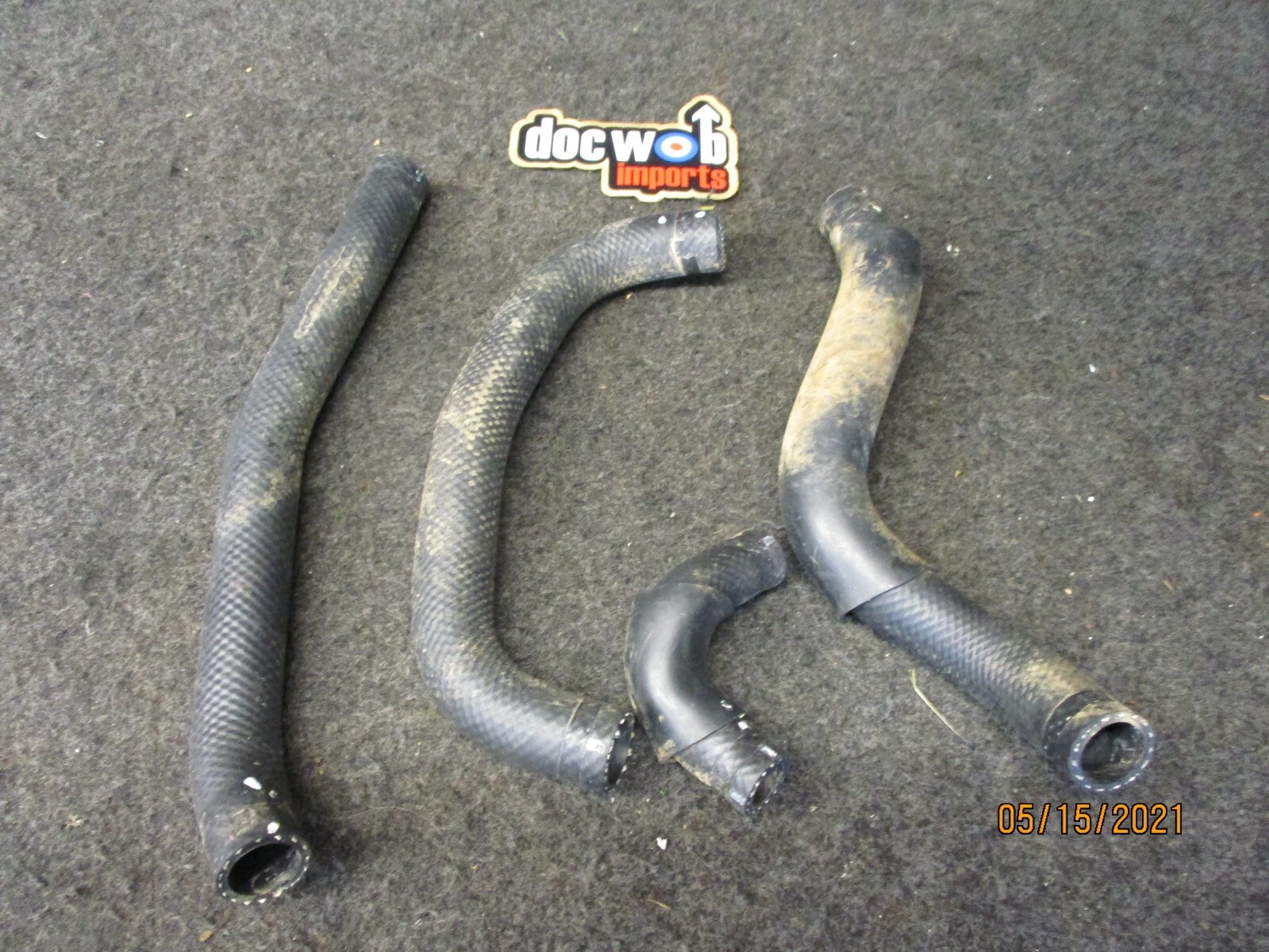 Honda CRF250 2018-2021 used genuine oem black radiator hose set CR5961
