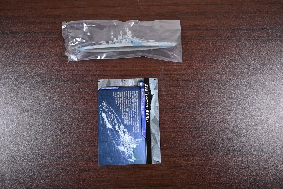 Axis and Allies War at Sea Base Set Naval Battleship Tennessee 32/64 & New eBay