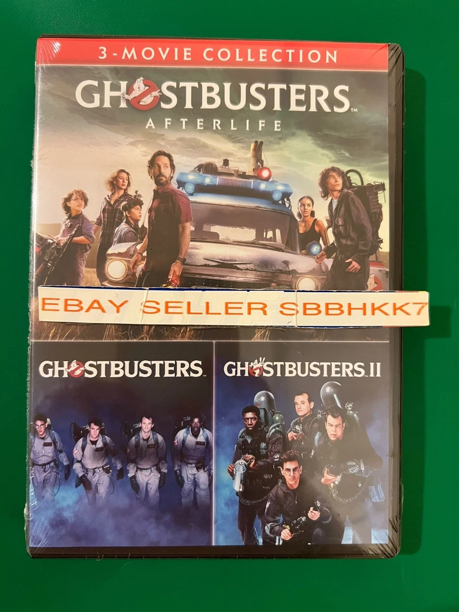 Ghostbusters 3 Film movie Collection: GB 1, 2 &amp; Afterlife (DVD) New Free  Shipp
