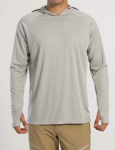 UPF50+ Camicie UV da uomo protezione solare outdoor pesca maniche lunghe casual T - Foto 35 di 159