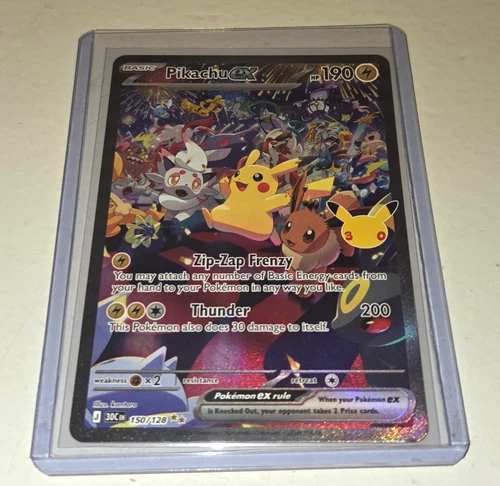Pokemon Pikachu ex 238/191 Sv08 Surging Sparks Special Illustration Rare Holo