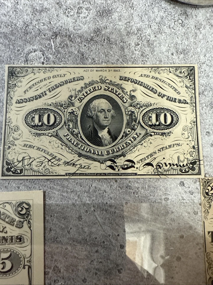 Counterfeit Detector Fractional Currency Note From Bill Heath's Dectector - Image 4 of 4