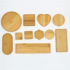 6 Pcs Bamboo Pots for Plants Planter Bottom Tray Saucers Indoors