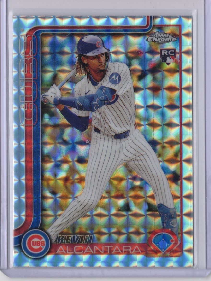 2025 Topps Chrome - Kevin Alcantara #173 Geometric Refractor (RC)