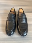 hogan men’s loafers penny dress shoes black leather SZ US 9.5 EU 42.5 Made italy — photo 3
