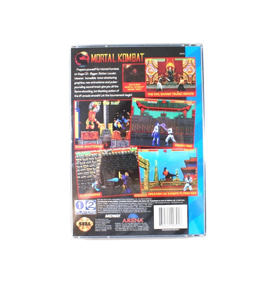 Mortal Kombat Sega CD CIB Great Condition! - Image 2 of 4