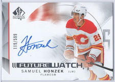 2024-25 Upper Deck SP Authentic Future Watch Samuel Honzek Auto /599