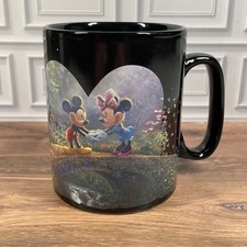 Disney Thomas Kinkade Mickey & Minnie Sweetheart Bridge Morphing Mug — listing 5