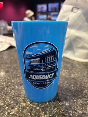 1-Aqueduct Last Day Commemorative Cup New Never Used