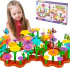 144PCS Flower Garden Building Blocks Toy Set Girls Kids STEM Educational Gift UK