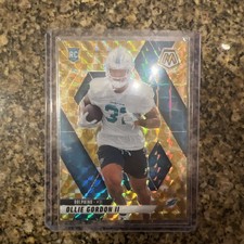 2025 Mosaic Yellow Reactive #310 Ollie Gordon II & (14) Cards