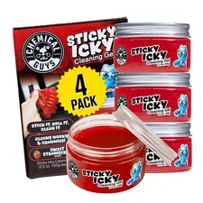 Chemical Guys Sticky Icky Car Cleaning Gel, Sweet Strawberry, Interior Car Clean