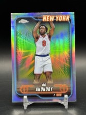 OG ANUNOBY 2024-25 Topps Chrome Refractor #60 New York Knicks