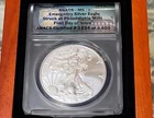 2021(P) Emergency Silver Eagle ANACS MS70 Philadelphia Mint FDoI (1534/3600)