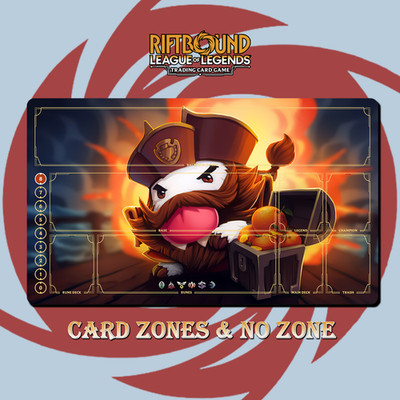 Gangplank Poro Playmat Riftbound TCG Stitched Edges Free bag Included