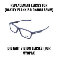 Oakley Plank 2.0 OX8081 55mm Replacement Lenses Tinted Distant Vision Lenses