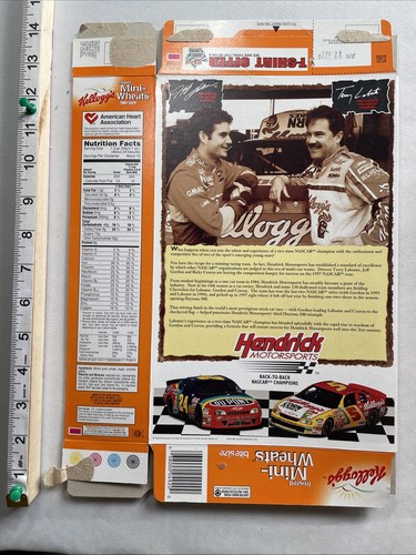 NASCAR Cereal Box LOTTO di 7 Mini Grani VUOTI PIATTI Jeff Gordon Kellogg’s - Foto 4 di 16