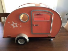 American Girl Get Outside Camper for 18 inch Dolls Lights and music work