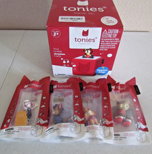 Tonies Toniebox Starter Set Red  Spidey Chase Skye Holiday Songs NEW