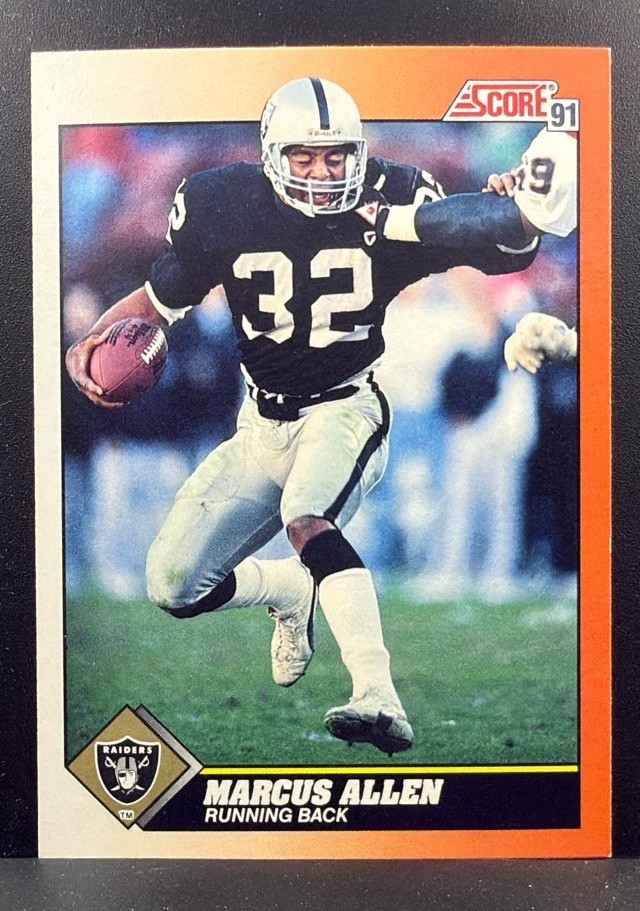 1991 Score #420 Marcus Allen