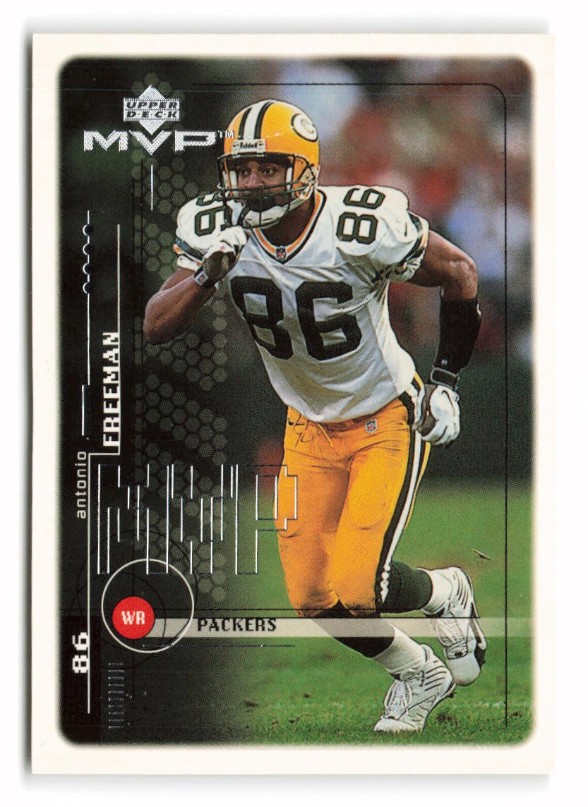 1999 Upper Deck MVP Antonio Freeman #72 #/100 Green Bay Packers