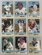 Vintage 1976 Baseball Lot • METS • TOM SEAVER • JOE TORRE
