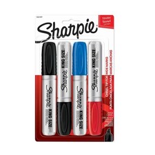 Sharpie 15674PP King Size Permanent Markers, Assorted Colors, 4-Count