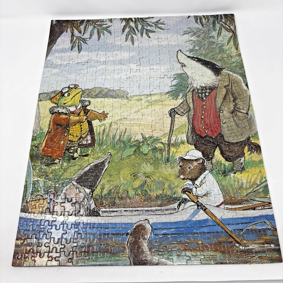 The Wind in the Willows Vintage 500 pc Puzzle COMPLETE Springbok style 16x20 - Image 2 of 4