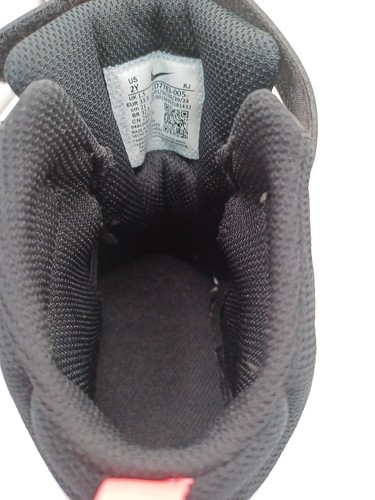 NEW Nike Court Borough Mid 2 Sneakers Black&Pink Size 2Y US CD7783-005 - Picture 10 of 16