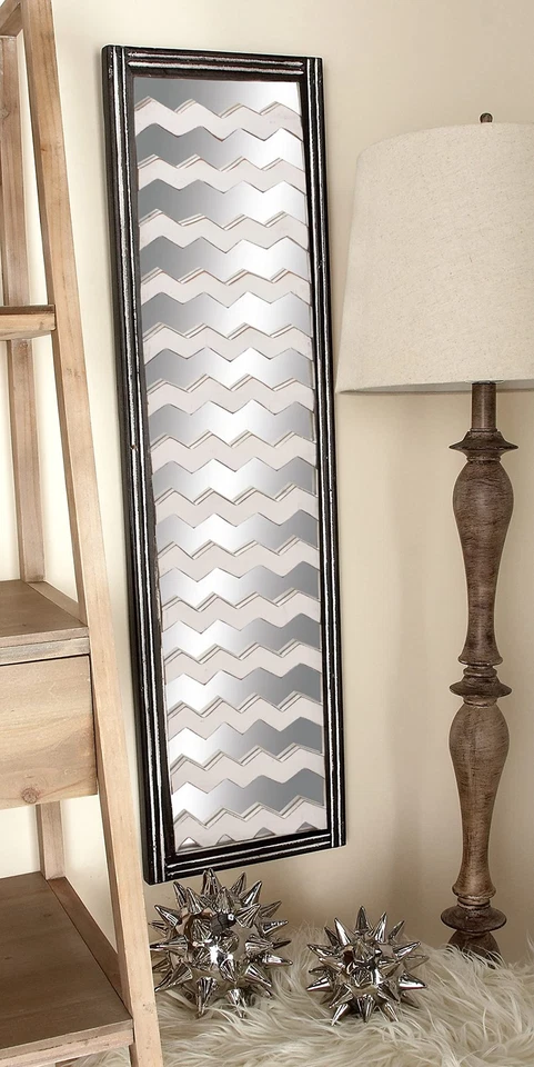 Panel de pared espejo madera 23712, 2 surtidos, 12 por 44" Foto 2 de 4