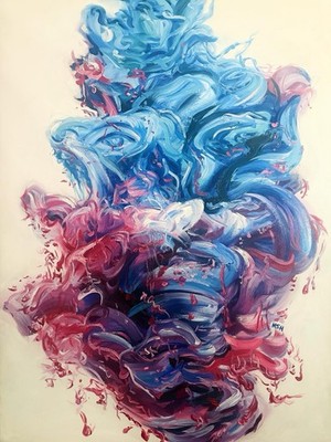 Future DS2 Dirty Sprite 2  Abstract Oil Painting