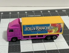 1996 Mattel Hot Wheels Jolly Rancher Purple Yellow Diecast Semi-Truck