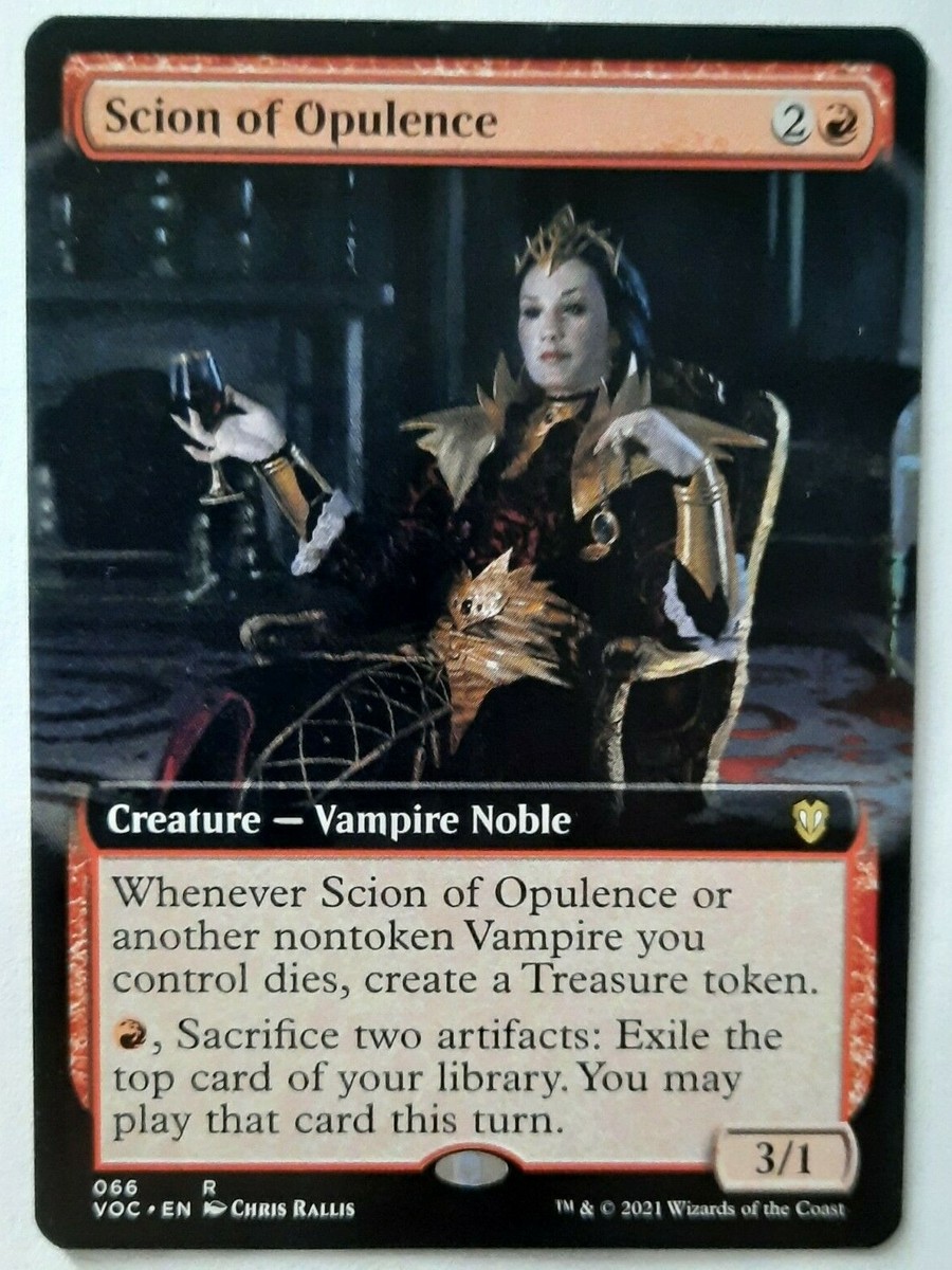 MTG Innistrad: Crimson Vow Commander SCION OF OPULENCE 066 Rare (Ext Art)  M/NM