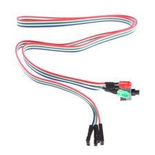 ATX PC Computer Case Motherboard Power Cable Switch On/Off/Reset with LED