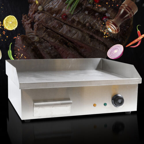 Termostato de barbacoa 3000w 22" rejilla plana parrilla placa caliente barbacoa EE. UU. - Imagen 1 de 24