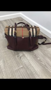 burberry mason diaper bag