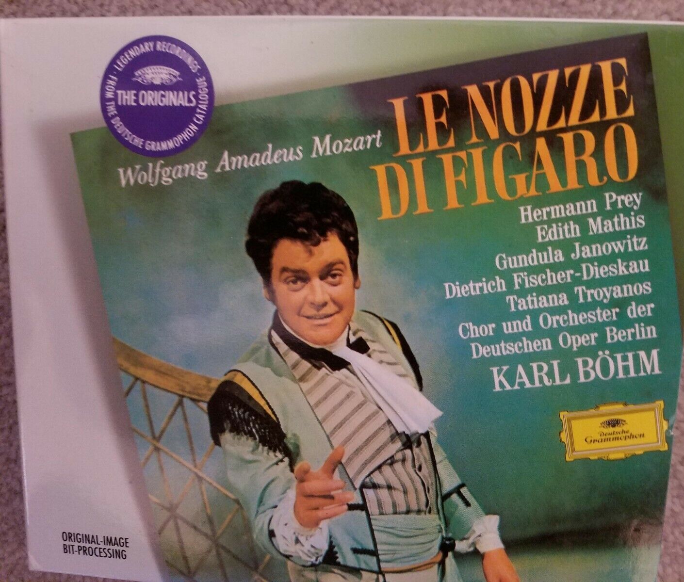 Mozart Le Nozze Di Figaro Opera 3 CD Karl Bohm 1968 Libretto