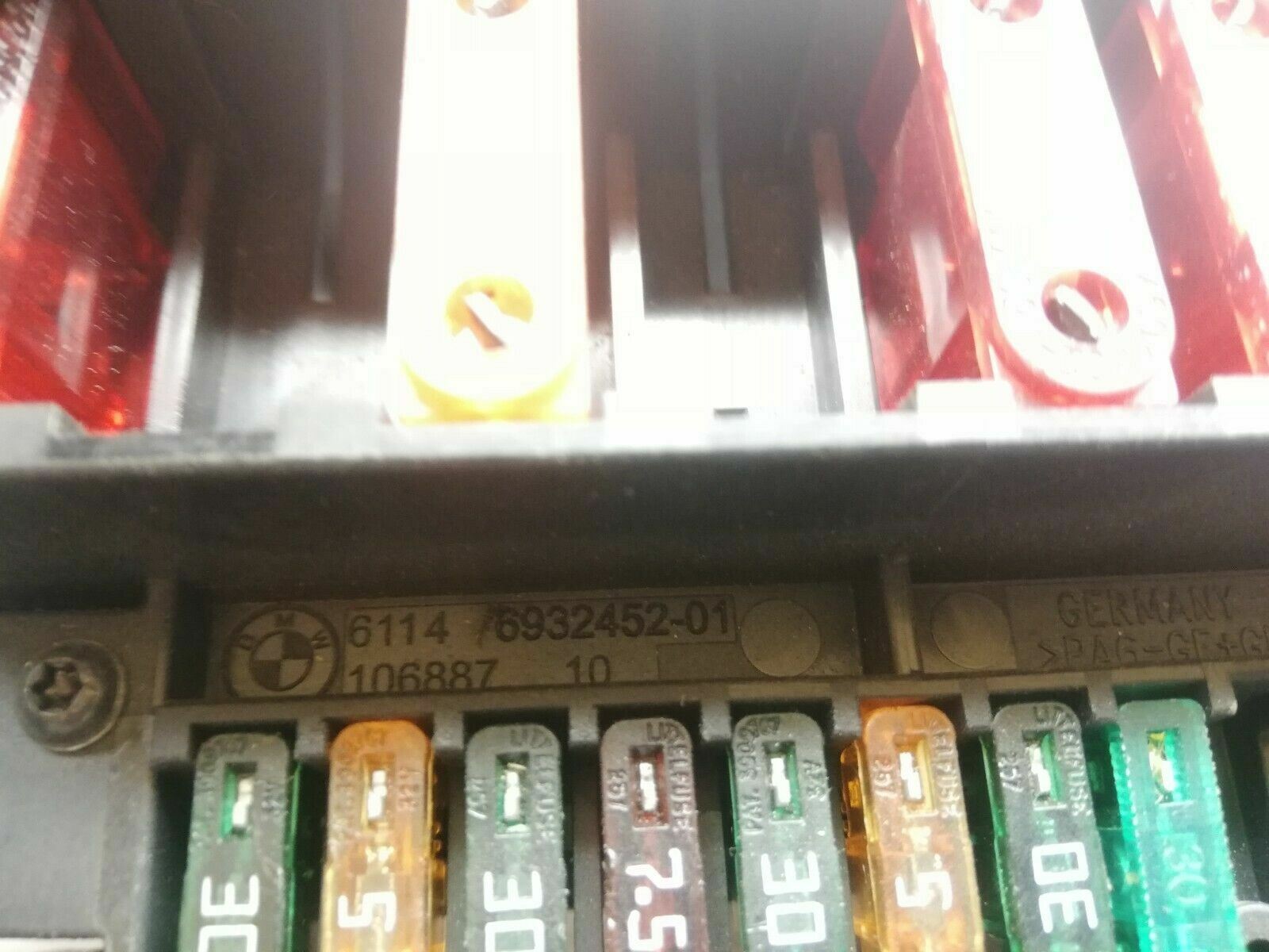 M60 2004 BMW 5 Series E60 E61 Fuse Relay Fusebox Control Module Unit 693245201 eBay