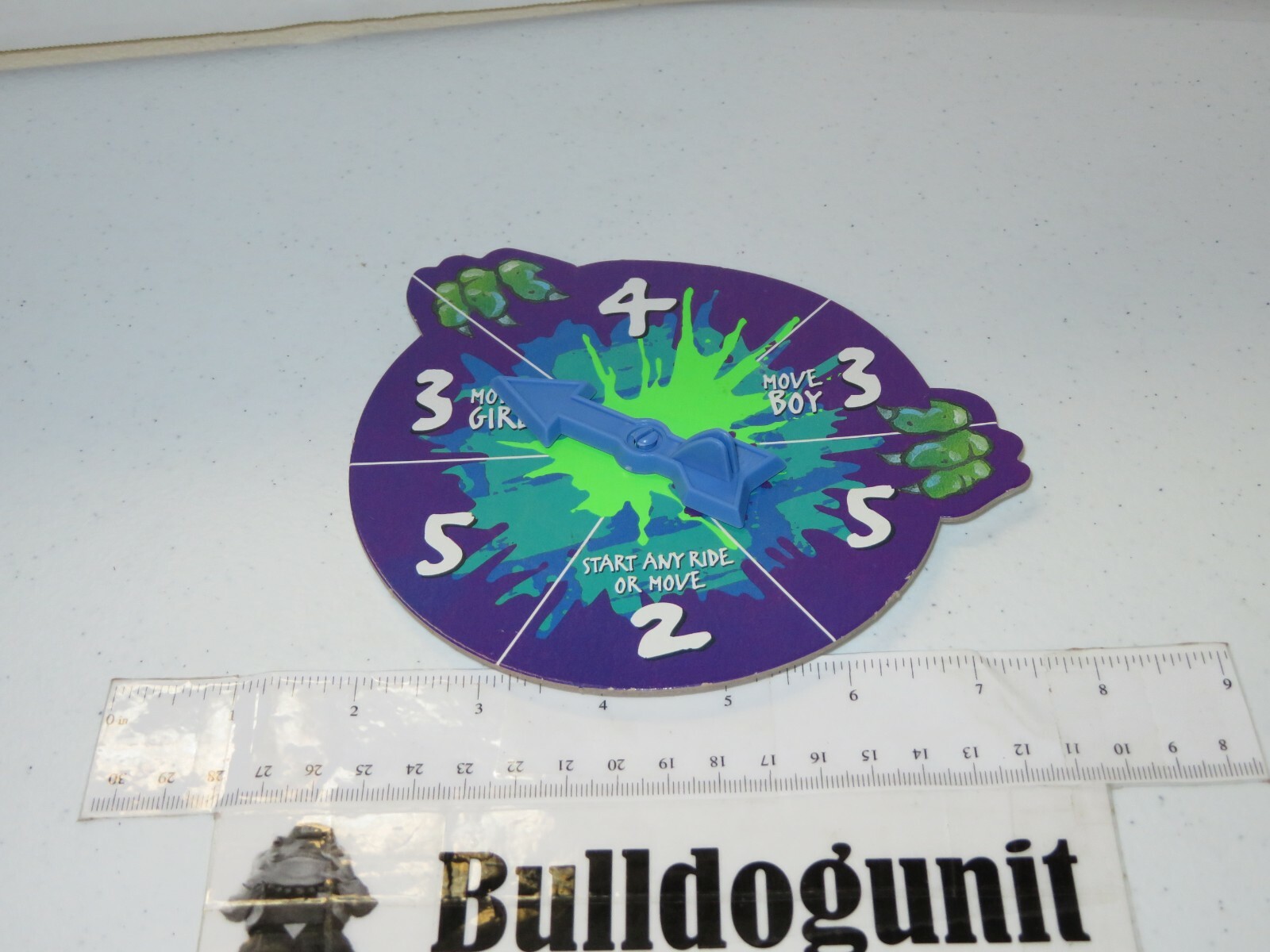 1996 Goosebumps One Day At Horrorland Board Game Spinner Part Only Milton eBay