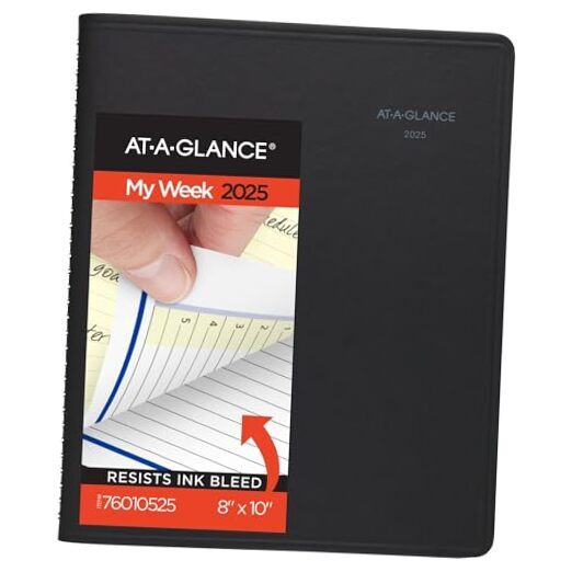 2025 Planner, Weekly & Monthly, Large, Open 8