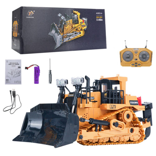 RC Bagger/Bulldozer Spielzeug 1/24 11CH RC Cars Baufahrzeug Technik - Bild 1 von 16