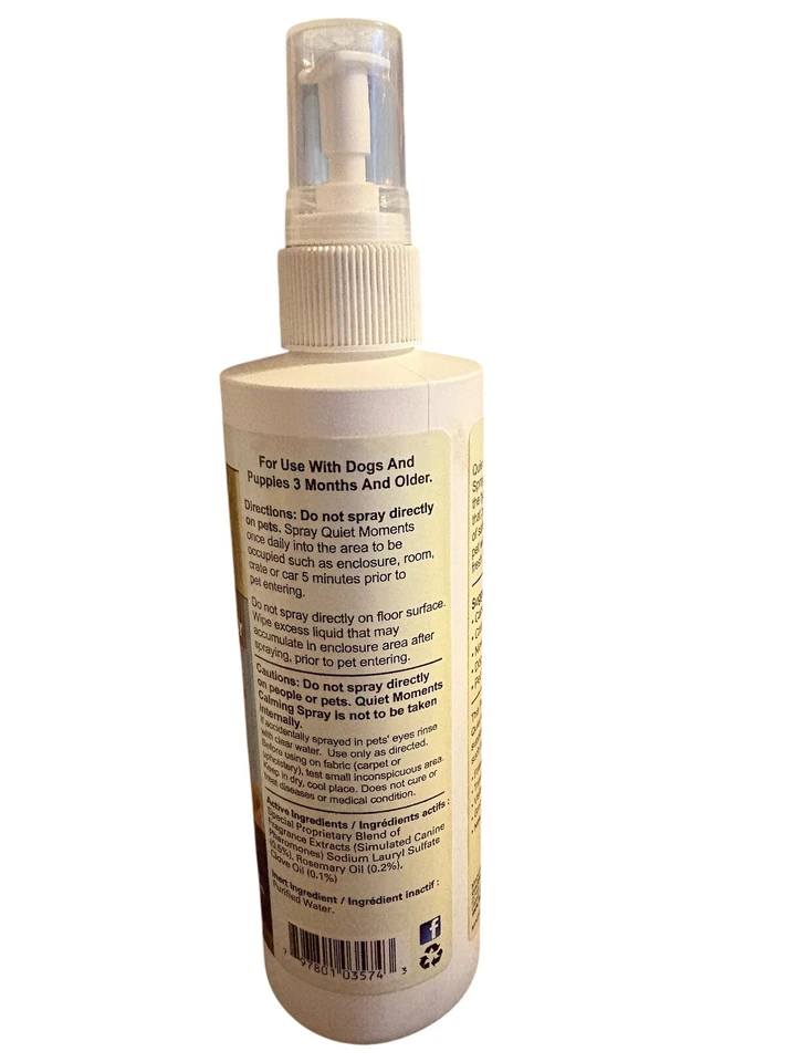 Spray para habitación calmante Dog Quiet Moments 8 oz ¡Nuevo! Foto 2 de 3