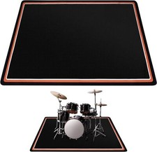 Drum Rug, 6x5FT Mat, Carpet with Non-Slip Grip Medium, Mat