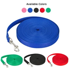 Long Dog Tracking Leash Non Slip Nylon Training Leads Walking Leads Pet Supplies