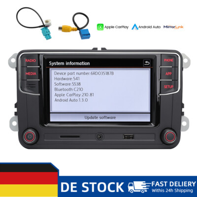 NONAME RCD330 RCD340G 187B Android Auto Carplay Car Radio Für PQ VW Golf Polo CC